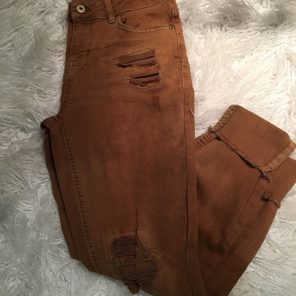 Vanilla Star Denim - Vanilla Starr Caramel Skinny Jeans